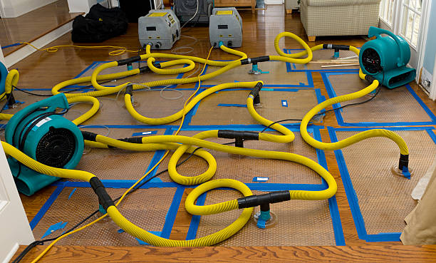 Professional Water Extraction technician working in Medina, TX